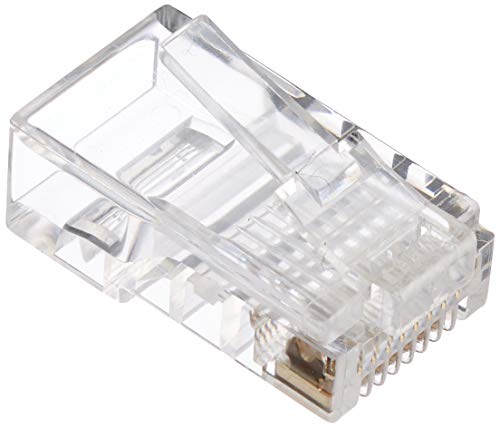 Logilink MP0020 Modular Stecker für flaches Kabel (100-er Pack) von Logilink