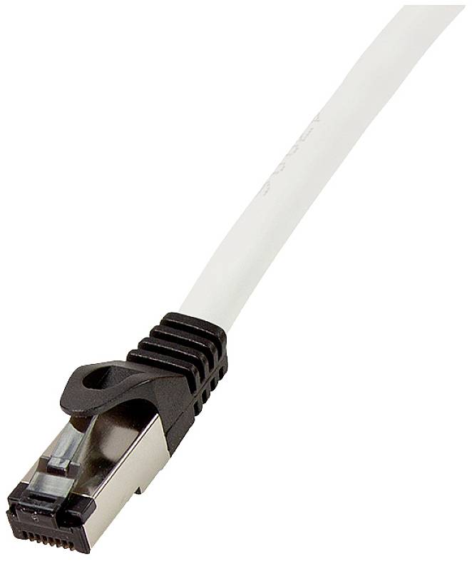 Logilink Premium Cat.8.1 Patchkabel, hellgrau, 15,00m LSZH Logilink Premium Cat.8.1 Patchkabel, hellgrau, 15,00m LSZH von Logilink