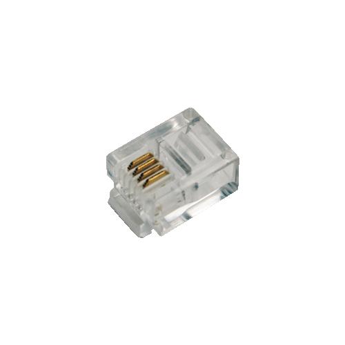 Logilink RJ11-Modularstecker, 6P4C, ungeschirmt, 100 Stk. von Logilink