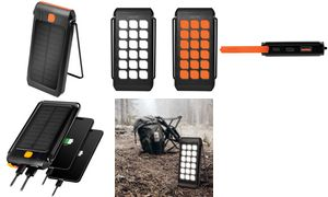 Logilink - Solar-Powerbank - flashlight - Li-Pol - 10000 mAh - 18 Watt - 3 A - PD 2.0, QC 3.0, Ultra Fast Charge - 2 Ausgabeanschlussstellen (USB Typ A, 24 pin USB-C) - auf Kabel: USB (PA0273) von Logilink