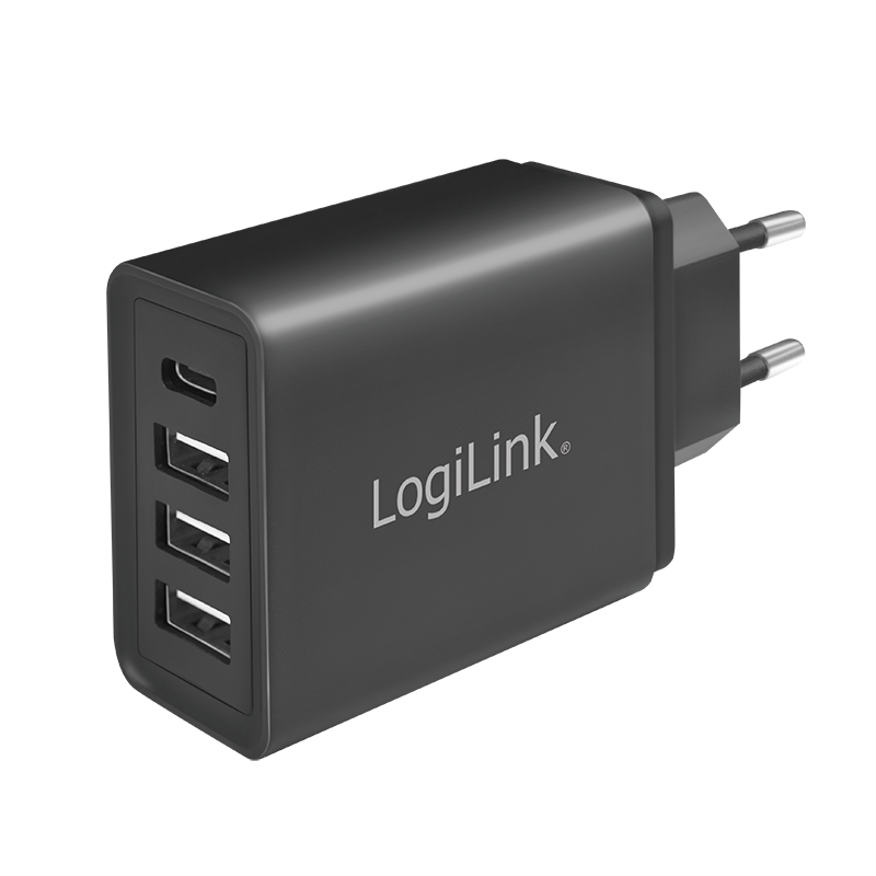 Logilink Steckdosenadapter, 1x USB-C & 3x USB-A 27W Logilink Steckdosenadapter, 1x USB-C & 3x USB-A 27W von Logilink