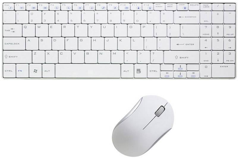 Logilink Tastatur Funk Slim 2.4 GHz mit Maus 1200dpi von Logilink