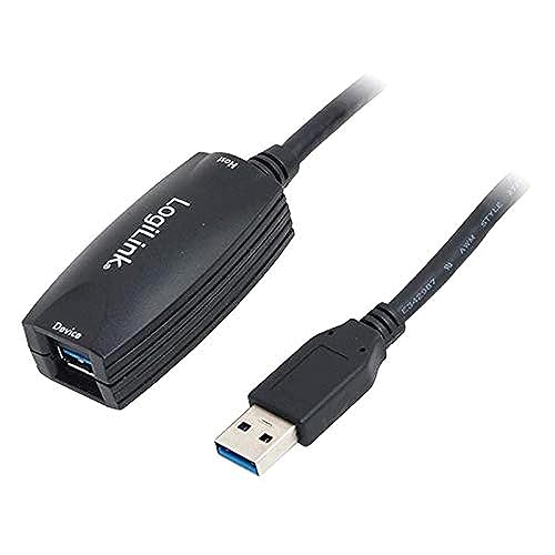 LogiLink UA0127 USB 3.0 Active Repeater Kabel 5m, schwarz von Logilink