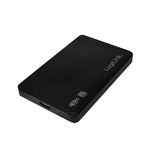 Logilink UA0256 6,35 cm (2,5 Zoll) Festplattengehäuse (SATA, USB 3.0) schwarz von Logilink