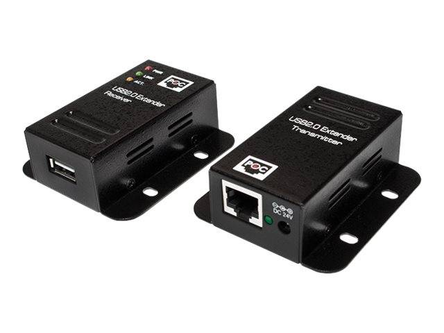 Logilink USB 2.0 Cat.5 Extender bis zu 50m 1-port, POE Logilink USB 2.0 Cat.5 Extender bis zu 50m 1-port, POE von Logilink