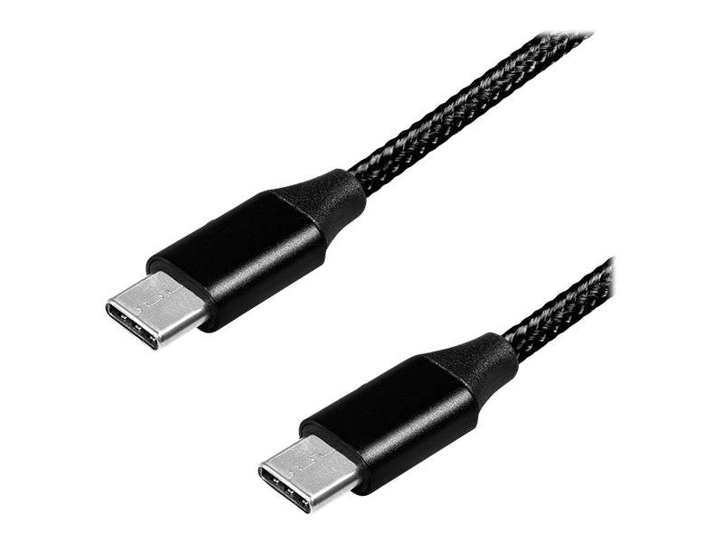 Logilink USB 2.0 Kabel, USB-C zu USB-C, schwarz, 1,0m Logilink USB 2.0 Kabel, USB-C zu USB-C, schwarz, 1,0m von Logilink