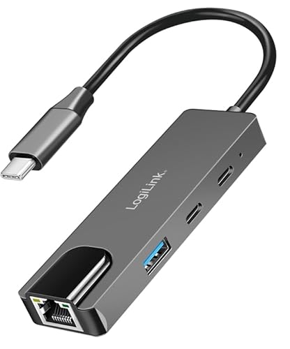 Logilink USB-C Hub UA0432 3Port 2,5G Gigabit Ethernet-Adapter Logilink USB-C Hub UA0432 3Port 2,5G Gigabit Ethernet-Adapter von Logilink