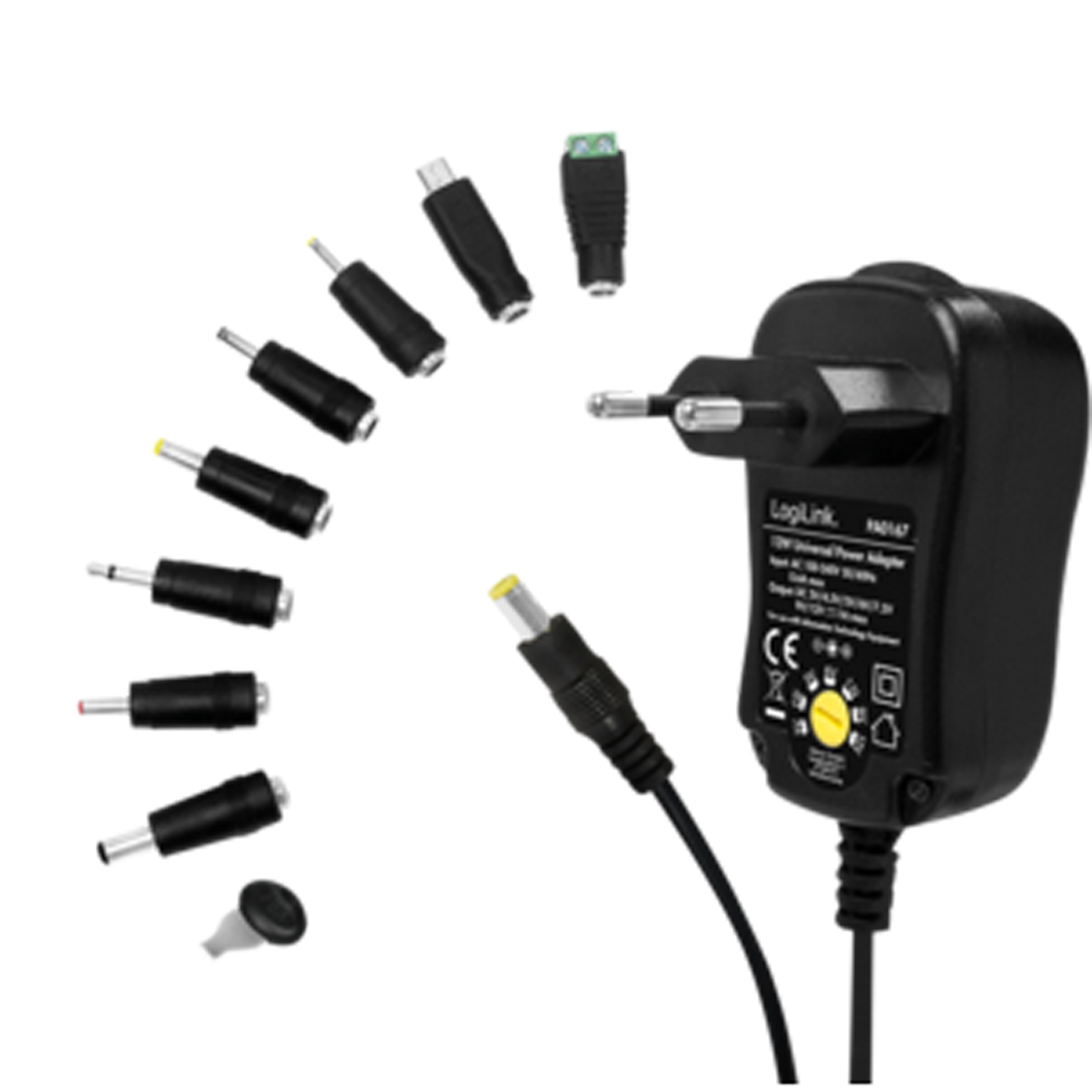 Logilink Universal Netzteil 12 W Kabellänge: 1,5m von Logilink
