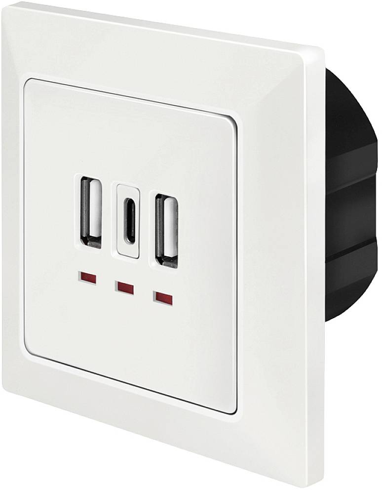 Logilink Unterputz-Steckdose, 2x USB-A, 1x USB-C Logilink Unterputz-Steckdose, 2x USB-A, 1x USB-C von Logilink