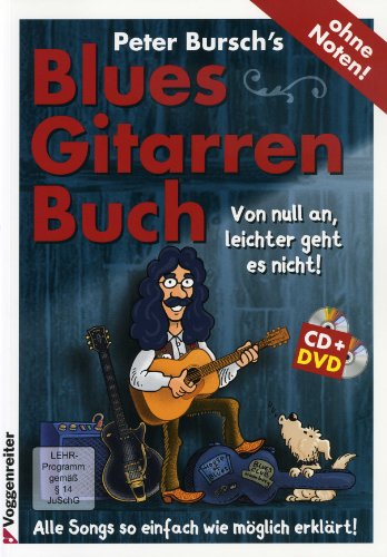 Logistikzentrum Voggenreiter Verlag GmbH Blues Gitarrenbuch - arrangiert für Gitarre - mit Tabulator - mit CD - mit DVD [Noten/Sheetmusic] Komponist: Bursch Peter von Logistikzentrum Voggenreiter Verlag GmbH