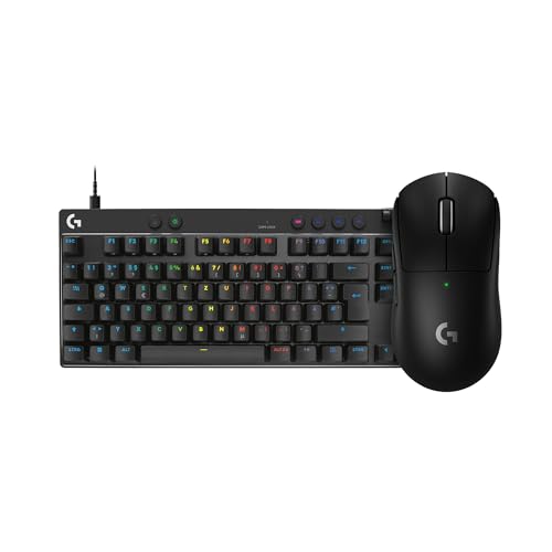 G PRO TKL Rapid Keyboard (German Layout - Linear) + G PRO X Superlight 2 Gaming Mouse EER2 - Black von Logitech G