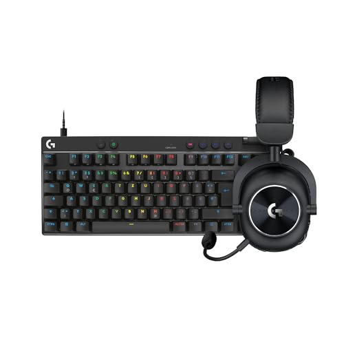 G PRO TKL Rapid Keyboard (German Layout - Linear) + G PRO X Superlight 2 Gaming Mouse EER2 - Black von Logitech G