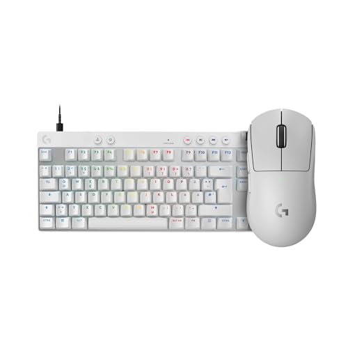 G PRO TKL Rapid Keyboard (German Layout - Linear) + G PRO X Superlight 2 Gaming Mouse EER2 - White von Logitech G