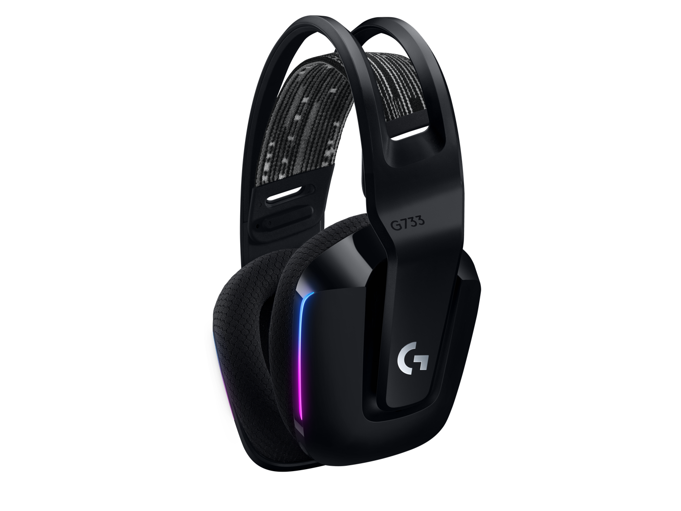 G733 Kabelloses LIGHTSPEED RGB Gaming-Headset - Schwarz von Logitech G