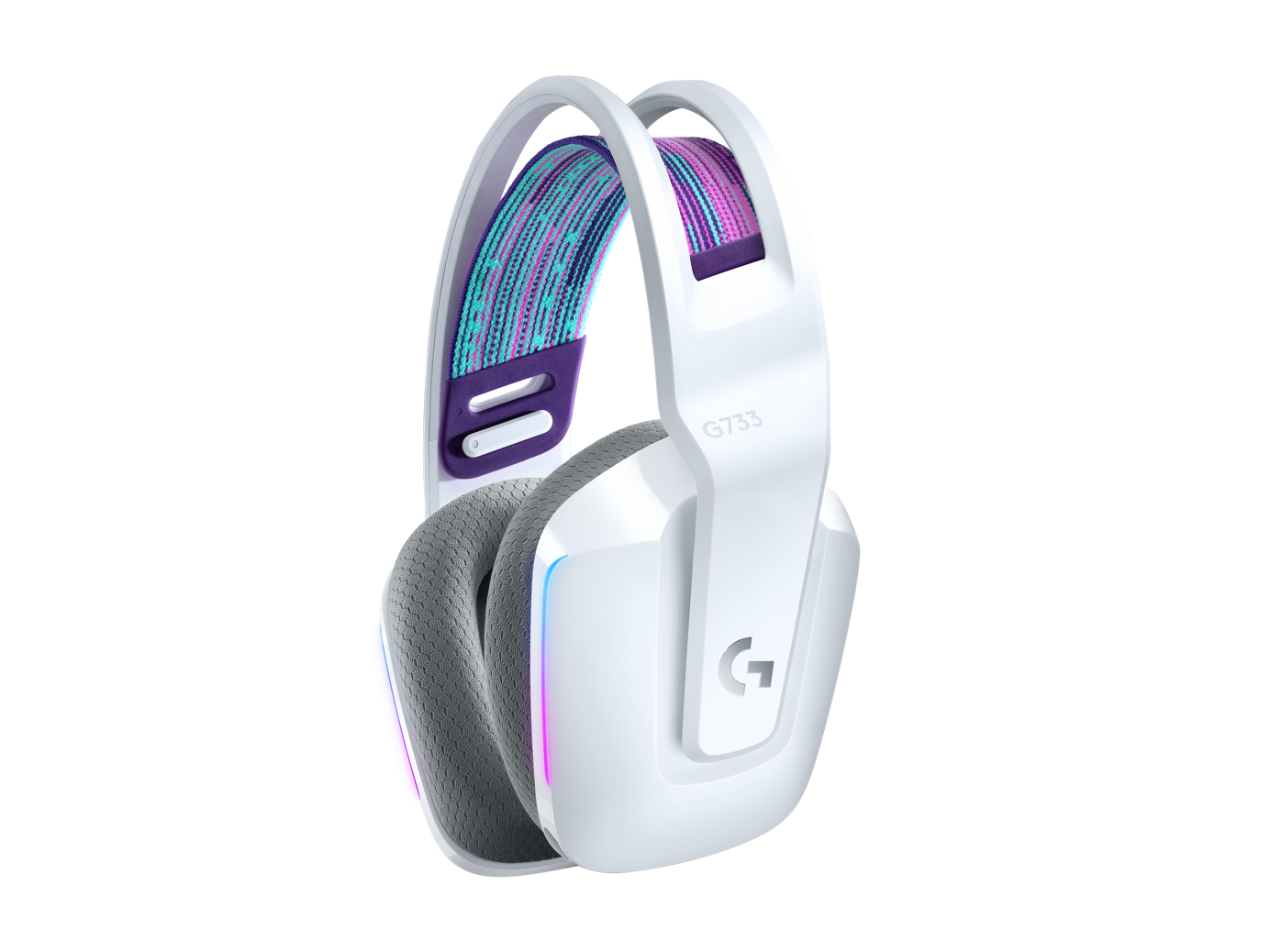 G733 Kabelloses LIGHTSPEED RGB Gaming-Headset - Weiß G733 Kabelloses LIGHTSPEED RGB Gaming-Headset - Weiß von Logitech G