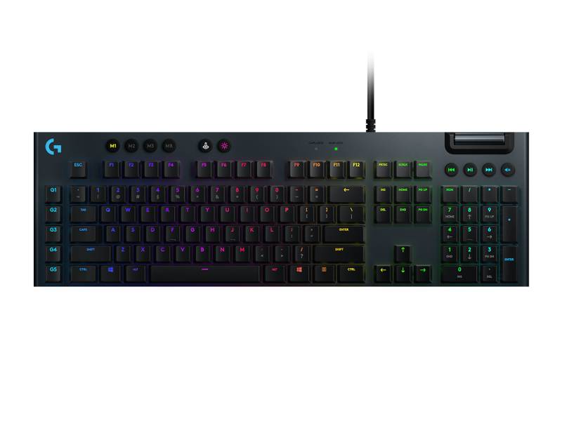G815 Mechanische RGB-Gaming-Tastatur mit LIGHTSYNC - Schwarz UK English (QWERTY) Tactile von Logitech G