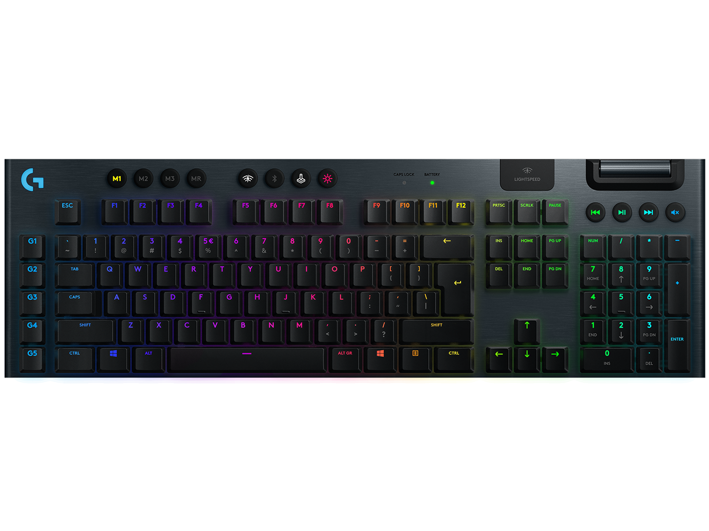 G915 Kabellose mechanische LIGHTSPEED RGB Gaming-Tastatur - Schwarz US-International Tactile G915 Kabellose mechanische LIGHTSPEED RGB Gaming-Tastatur - Schwarz US-International Tactile von Logitech G