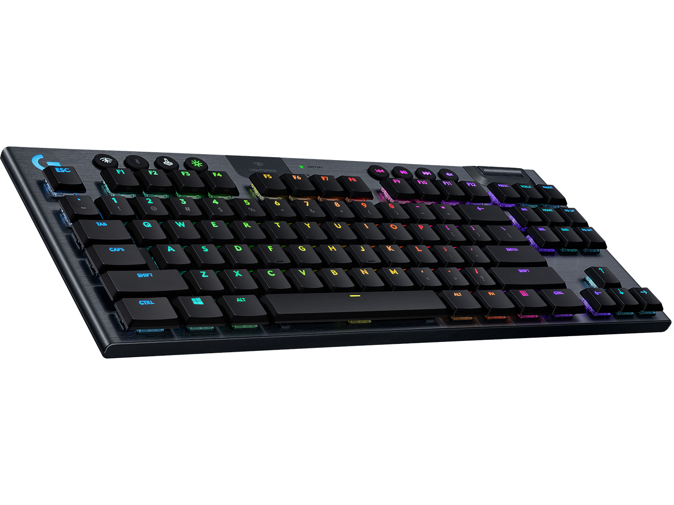 G915 TKL Logitech G915 TKL Kabellose mechanische LIGHTSPEED RGB Gaming-Tastatur ohne Ziffernblock - Carbon Niederländisch (Qwerty) Tactile von Logitech G