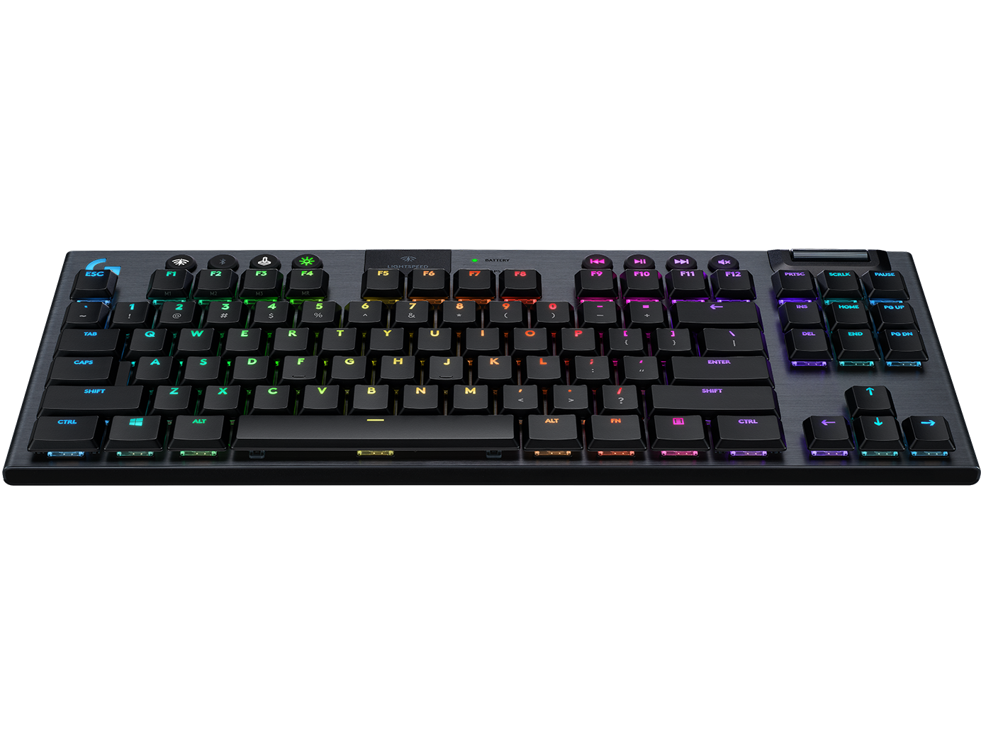 G915 TKL Logitech G915 TKL Kabellose mechanische LIGHTSPEED RGB Gaming-Tastatur ohne Ziffernblock - Carbon US-International Clicky von Logitech G