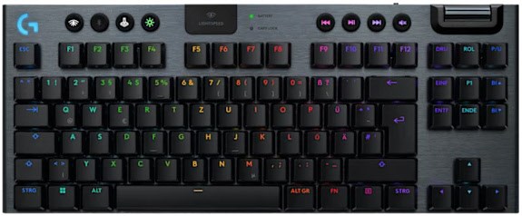 G915 X Lightspeed TKL Linear (DE) Kabellose Gaming Tastatur schwarz von Logitech G