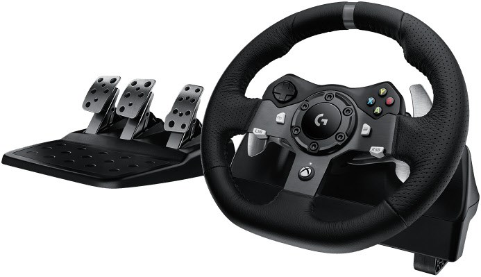 G920 Driving Force Lenkrad mit Pedalen schwarz von Logitech G