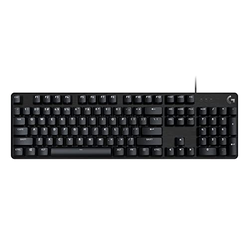 Logitech G 413 SE Mechanische Gaming-Tastatur in voller Größe – Tastatur mit Hintergrundbeleuchtung mit mechanischen Touch-Switches, Anti-Ghosting, kompatibel mit Windows, MacOS, italienisches von Logitech G