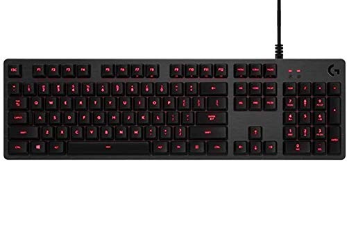 Logitech G 413 USB QWERTZ Schweiz Schwarz – Tastaturen (kabelgebunden, USB, mechanische Tastatur, QWERTZ, LED, Schwarz) von Logitech G