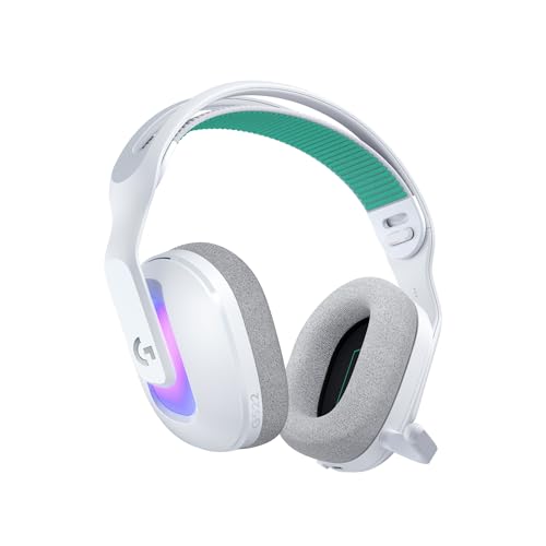 Logitech G G522 LIGHTSPEED kabelloses Gaming-Headset, LIGHTSYNC RGB, Mikrofon und erweitertem synchronisierten Audio, Tri-Konnektivität mit LIGHTSPEED, Bluetooth, USB-A auf USB-C für PC – Weiß Logitech G G522 LIGHTSPEED kabelloses Gaming-Headset, LIGHTSYNC RGB, Mikrofon und erweitertem synchronisierten Audio, Tri-Konnektivität mit LIGHTSPEED, Bluetooth, USB-A auf USB-C für PC – Weiß von Logitech G