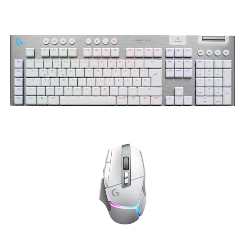 Logitech G G915 X LIGHTSPEED Low-Profile-Kabellose Gaming-Tastatur, Double-Shot-PBT-Tastenkappen, GL Brown-Tactile, PC/Mac, DEU QWERTZ, Logitech G 502 X PLUS LIGHTSPEED Wireless RGB Gaming Mouse Logitech G G915 X LIGHTSPEED Low-Profile-Kabellose Gaming-Tastatur, Double-Shot-PBT-Tastenkappen, GL Brown-Tactile, PC/Mac, DEU QWERTZ, Logitech G 502 X PLUS LIGHTSPEED Wireless RGB Gaming Mouse von Logitech G