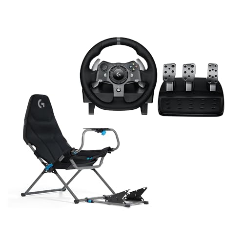 Logitech G Logitech G920 Driving Force Racing Wheel for Xbox and PC + Playseat Challenge X - Edition EU Stecker - Schwarz von Logitech G