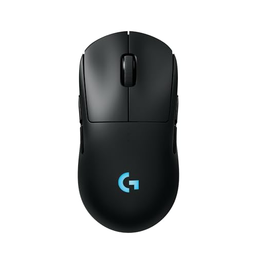 Logitech G PRO 2 LIGHTSPEED kabellose Gaming-Maus für Rechts- oder Linkshänder, mit bis zu 4 anpassbaren und umschaltbaren magnetischen Seitentasten, 44K-DPI-Sensor, USB-C, PC/Mac - Schwarz von Logitech G