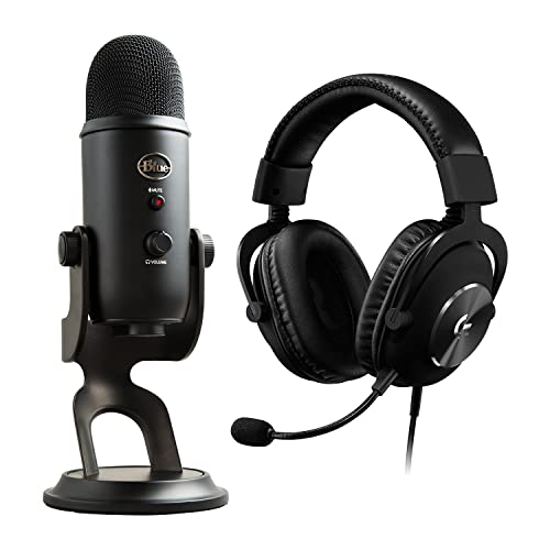 Logitech G PRO X (2. Generation) Gaming-Headset + Blue Microphones Yeti USB-Mikrofon von Logitech G