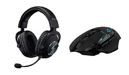 Logitech G PRO X (2. Generation) Gaming-Headset + Kabellose Gaming-Maus (mit Hero-Sensor, 16'000 DPI, geringes Gewicht, PC-Gaming, 4 programmierbare Tasten, lange Akkulaufzeit, Windows und Mac) von Logitech G