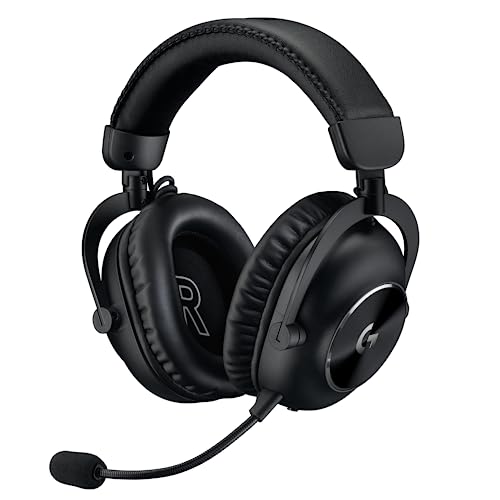 Logitech G PRO X 2 LIGHTSPEED Wireless Gaming Headset, abnehmbares Boom-Mic, 50-mm-Graphen-Treiber, DTS:X-Kopfhörer 2.0–7.1 Surround, Bluetooth/USB/3,5 mm Aux, PC, PS5, PS4, Nintendo Switch - Schwarz von Logitech G