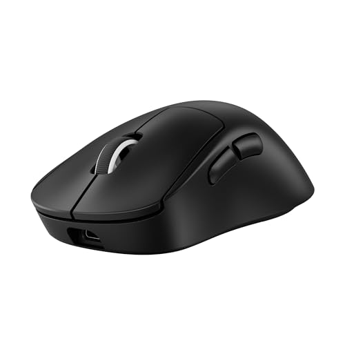 Logitech G PRO X SUPERLIGHT 2 DEX LIGHTSPEED kabellose Gaming-Maus, West Europa Verpackung, 60 g leichte, 8K Polling, 44k-DPI-Senso, USB-C, PC/Mac - Schwarz von Logitech G