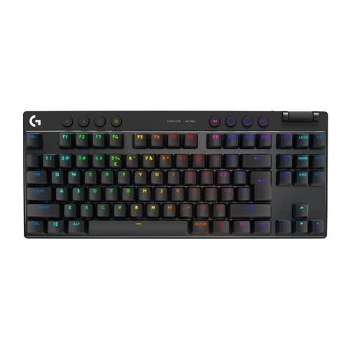 Logitech G PRO X TKL Lightspeed kabellose Gaming-Tastatur - Schwarz - ITA - Tactile von Logitech G