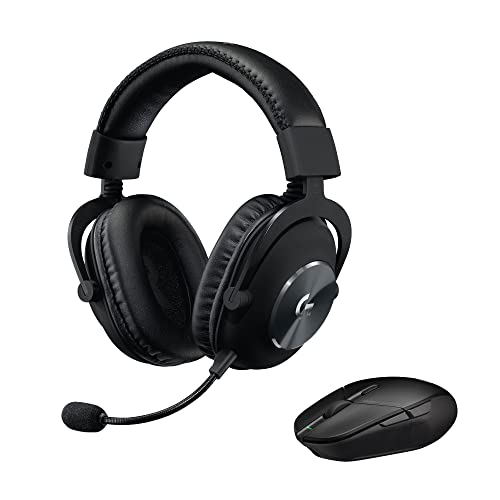 Logitech G PRO X kabelloses Lightspeed Gaming-Headset mit G303 Shroud Edition kabellose Gaming-Maus von Logitech G