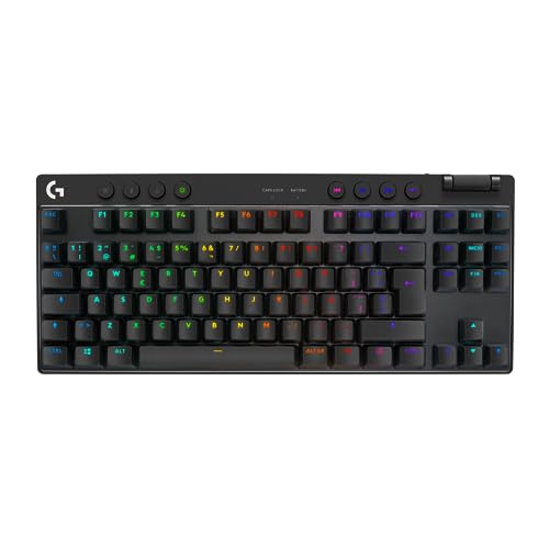 Logitech G Pro X TkL Lightspeed Kabellose Gaming-Tastatur - Schwarz - ESP - Tactile von Logitech G