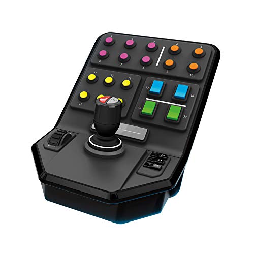 Logitech G Saitek Farm Sim Controller, Farming Simulator mit Steuerpult und Controller, 25 programmierbare Tasten, Tempomat, Schraubengewinde-Justierung, USB-Anschluss, PC/Mac/PS4 - Schwarz Logitech G Saitek Farm Sim Controller, Farming Simulator mit Steuerpult und Controller, 25 programmierbare Tasten, Tempomat, Schraubengewinde-Justierung, USB-Anschluss, PC/Mac/PS4 - Schwarz von Logitech G
