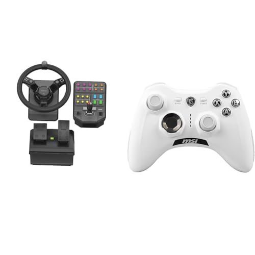 Logitech G Saitek Farm & MSI FORCE GC30 V2 WHITE Kabelloser von Logitech G