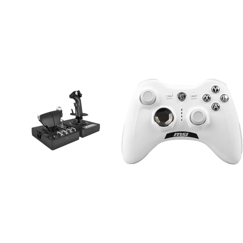 Logitech G X56 H.O.T.A.S. & MSI FORCE GC30 V2 WHITE Kabelloser Logitech G X56 H.O.T.A.S. & MSI FORCE GC30 V2 WHITE Kabelloser von Logitech G