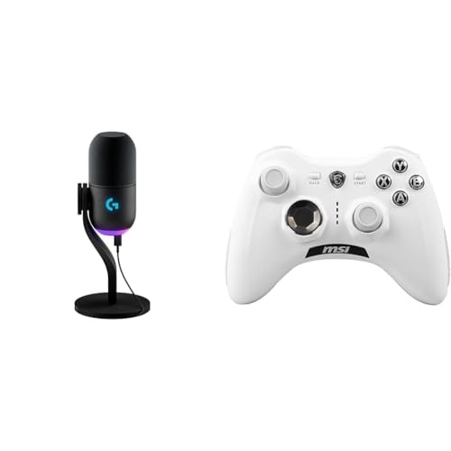Logitech G Yeti GX & MSI Force GC30 V2 White Kabelloser von Logitech G