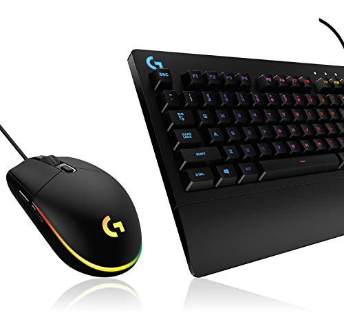 Logitech G213 Prodigy Gaming-Tastatur + Logitech G203 Gaming-Maus, Usb, kompatible mit PC von Logitech G