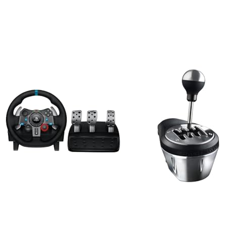Logitech G29 Driving Force & Thrustmaster TH8A Shifter – Realistische High-End-Gangschaltung von Logitech G