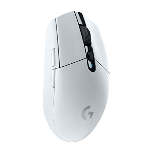Logitech G305 LIGHTSPEED kabellose Gaming-Maus mit HERO 12K DPI Sensor, Wireless Verbindung, 6 programmierbare Tasten, 250 Stunden Akkulaufzeit, Leichtgewicht, PC/Mac - Weiß von Logitech G