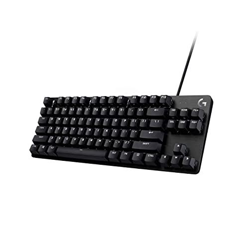Logitech G413 TKL SE Mechanische Gaming-Tastatur - Mit Hintergrundbeleuchtung, Englishes QWERTY-Layout - Schwarz von Logitech G