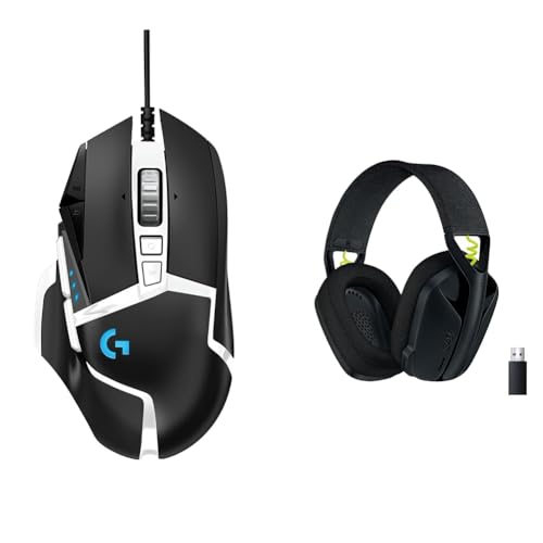 Logitech G502 Hero Gaming-Maus Special Edition + Logitech G435 Lightspeed Kabelloses Bluetooth-Gaming-Headset von Logitech G
