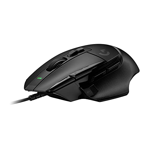 Logitech G502 X Kabelgebundene Gaming-Maus - LIGHTFORCE Hybrid optisch-mechanische Primärschalter, HERO 25K Gaming-Sensor, Kompatibel PC - macOS/Windows - Schwarz von Logitech G