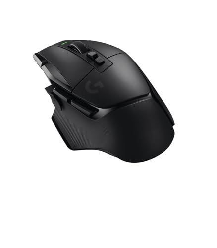 Logitech G502 X LIGHTSPEED Kabellose Gaming-Maus - Optische Maus mit optisch-mechanischen LIGHTFORCE Hybridschaltern, HERO 25K Gaming-Sensor, Kompatibel mit PC - macOS/Windows - Schwarz von Logitech G