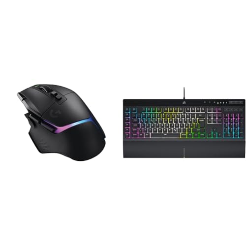 Logitech G502 X Plus & Corsair K55 RGB PRO XT Kabelgebundene von Logitech G